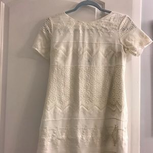 Abercrombie & Fitch off white dress